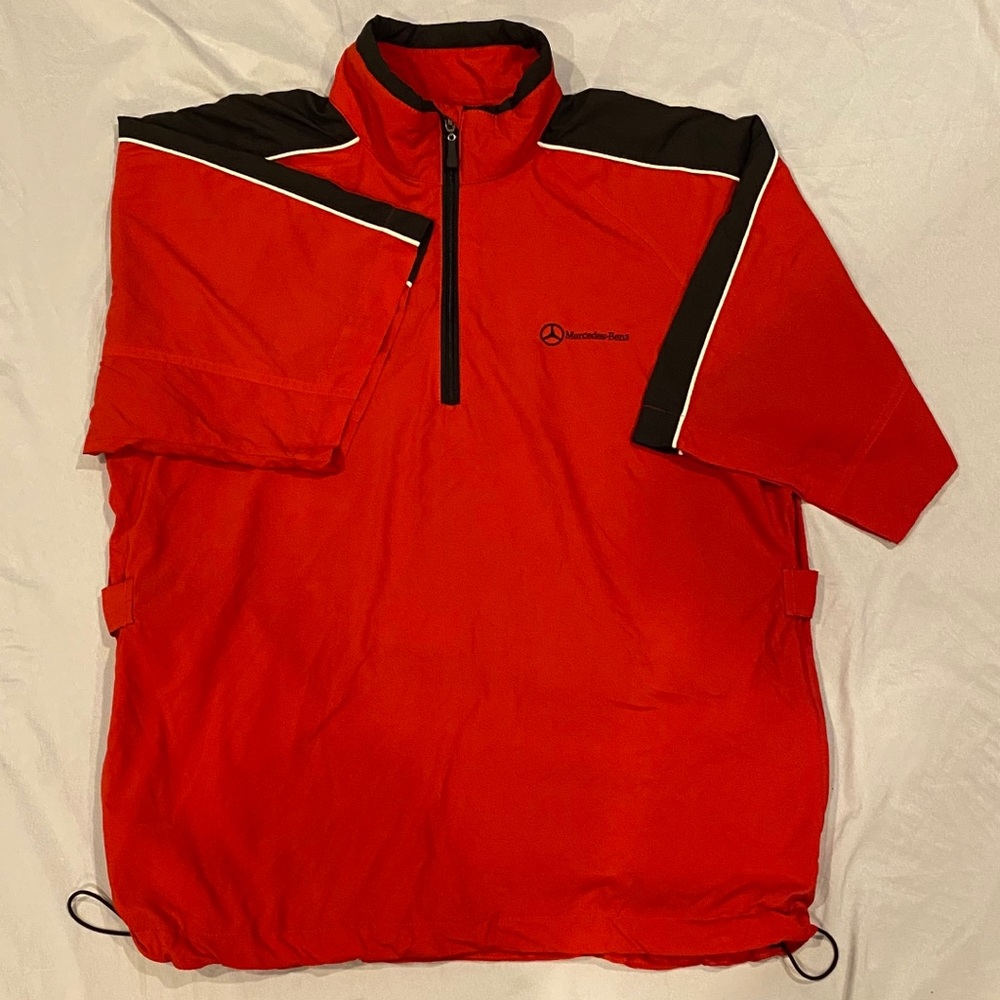 Mercedes-Benz Divots Short Sleeve 1/4 Zip Small